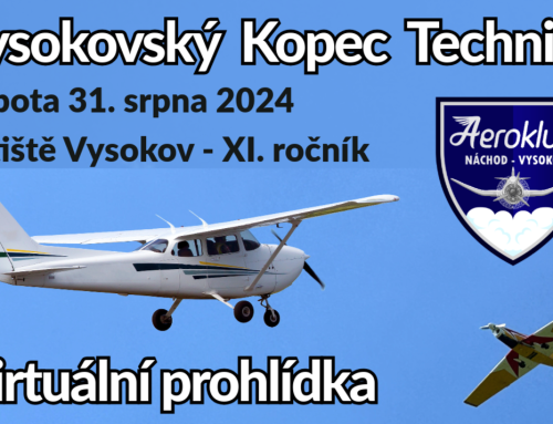 Vysokovský kopec techniky 2024 – virtuální prohlídka vystavených letadel